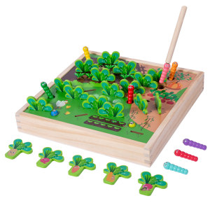 
Carrot pulling toy color recognition puzzle recognition baby classification Montessori matching teaching aids hand fine training