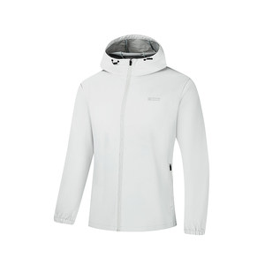 
361 degree three-proof jacket 2026 summer outdoor water-repellent woven sports jacket men's hooded stand-collar windbreaker