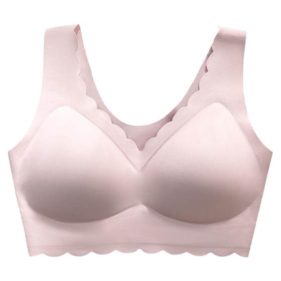 Hengyuanxiang's large size without marking underwear Mom ’s bras in the older bra, bra, summer thin, steel, no steel ring gathered up to the top
