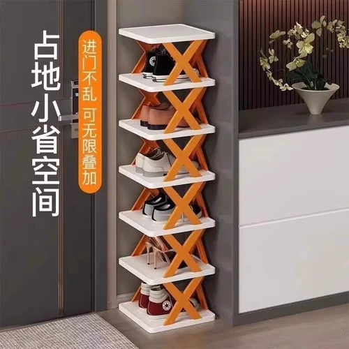 Стехарка для обуви Home Simple Door Multi -Layer Heress Hession Romiter Saving Saving Space Небольшой узкий шкаф прокат шкафа Дом