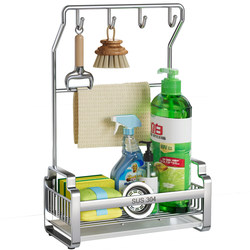 Stainless steel punch-free wall-mounted rag holder artifact