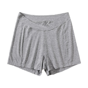 Pregnant women's safety pants and underwear 2-in-1 pregnancy leggings, low waisted shorts, summer thin abdominal support pants, anti light exposure