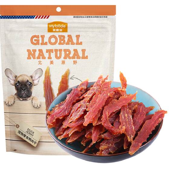 Maifudi dog snacks duck jerky Teddy Bichon Bear training dog size adult pet teeth grinding stick