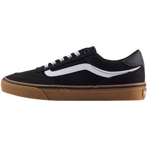 
Vans official Brooklyn LS black raw rubber sole simple retro men's shoes canvas shoes