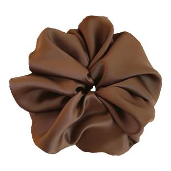 Zhao Lusi's same satin-like super large intestine hair ring