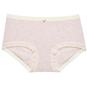 
TINGE 60s mid-waist Xinjiang long velvet cotton underwear women pure cotton antibacterial crotch girl hip shorts