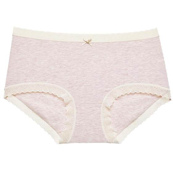 
TINGE 60s mid-waist Xinjiang long velvet cotton underwear women pure cotton antibacterial crotch girl hip shorts