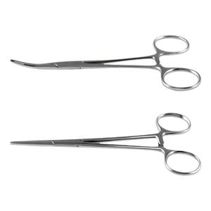 Weituosen stainless steel hook forceps, elbow hook remover, fishing extended curved mouth hemostatic forceps, fish hook pliers, tweezers
