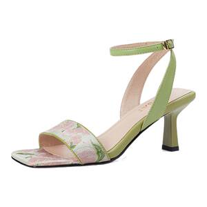 
Saturday summer new style one-length high heels for women's head without tired feet commuting fashion sandals with skirt