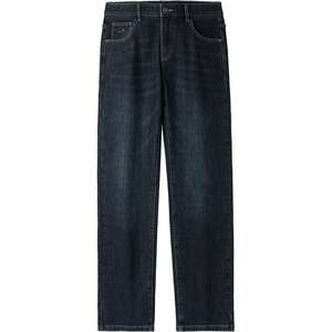 
HLA/Heilan House Mountain is Not Highly Brushed Thickened Jeans 25 Autumn and Winter New Warm Straight Long Pants Men