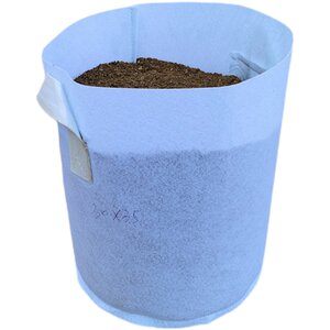 
Non-woven beauty planting bag thickened tree bag nutrition bowl degradation nursery planting bag white flower pot garden seedling bag