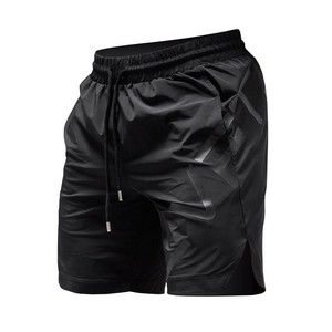 
Sports pants men's shorts five-quarter pants fitness quick-drying breathable high-elastic beach basketball muscle-showing trendy brand large size