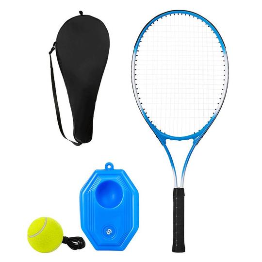 Allenatore Di Tennis Portatile Con Molla – Altezza Regolabile 75-105 Cm, Base PP, Per Topspin E Palleggio, Include Palla Da Tennis E Pickleball