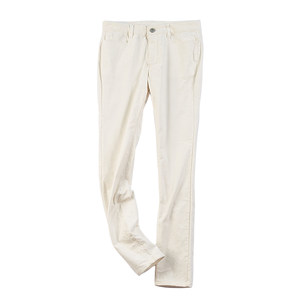 
Original elastic slim solid color casual trousers for women 8.26H76038 spring and autumn stretch corduroy pencil pencil pants