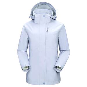 
[Moonlight Blue] Camel Outdoor Jacket Three-in-One Men's and Women's Waterproof Blue Jacket Winter Travel Mountaineering Wear