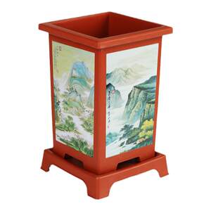 Phalaenopsis Basin Pot Pot Special Pen Image Purple Ceramics Plastic Thickening Ink Orchid Lan Lan Lanzi Lanpot