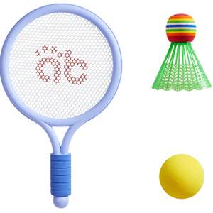 
Children's badminton racket 2-4 years old 3 baby puzzle toys parent-child interaction boy and girl outdoor tennis training