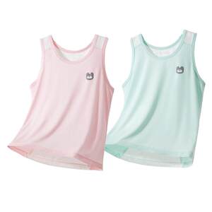 
Children's vest boys summer thin sleeveless tops for boys and girls 2026 new baby outer wear belly vest
