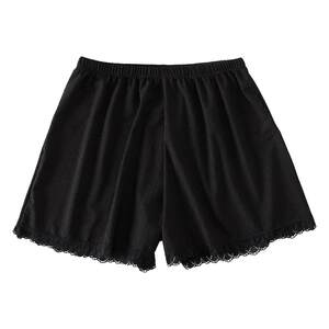 Ice silk lace safety pants anti -light girl Xia thin exterior wearing non -curled side loose home shorts bottoming insurance pants