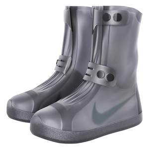 
Shoe covers waterproof and non-slip 2025 new men's and women's rain shoes thickened wear-resistant silicone adult rain shoes foot covers rain boots