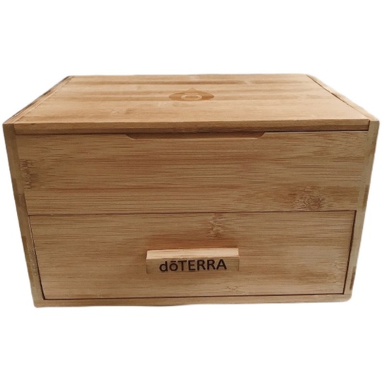 Doterra Essential Oil Storage Box - Bamboo & Wood