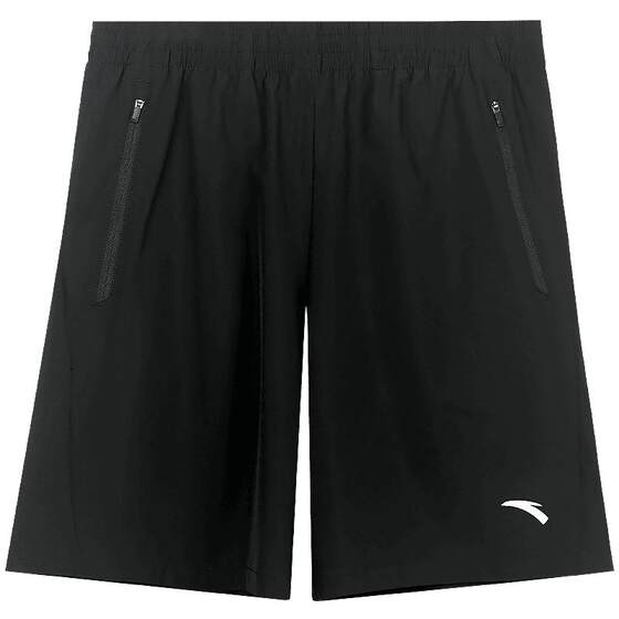 
Anta sports pants women's summer ice silk quick-drying thin breathable loose shorts running casual black five-quarter pants