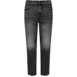 
Lilang official nine-point jeans men's three-dimensional whiskers slim feet elastic spring and autumn new style pants