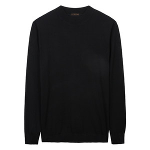 
[100% Pure Wool] Caizi Men's Warm Men's Wool Sweater New Bottoming Long Sleeve Cashmere Sweater for Men