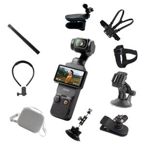 
Suitable for DJI Osmo Pocket3 sports camera accessories frames, chest strap backpack clip selfie stick tripod halter neck bracket outdoor motorcycle riding first angle fixing bracket