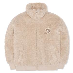 MLB official ladies imitation lamb jacket fashion versatile casual loose jacket winter fDEC4