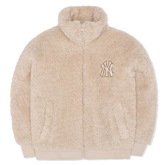 MLB official ladies imitation lamb jacket fashion versatile casual loose jacket winter fDEC4