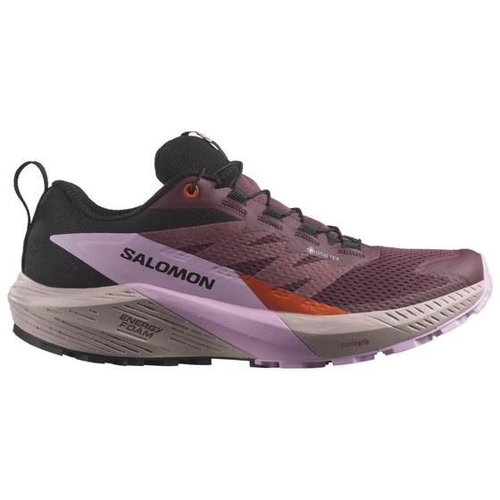 Salomon Sense Ride 5 GTX低帮耐磨舒适户外越野跑鞋女款美国代购