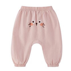 [7A Antibacterial] Big pp pants baby thin summer boys pure cotton trousers female baby summer clothes baby big ass pants