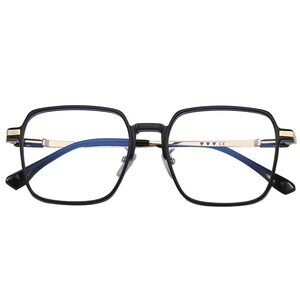 
Cold large frame glasses glasses frame myopia glasses women's bare face artifact can be equipped with male anti-blue light professional
