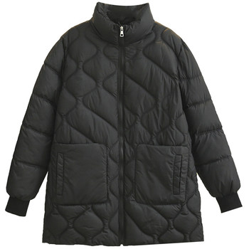 Simple and loose covering meat cotton jacket
