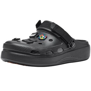 
Hot Wind Men's Shoes 2026 Spring New Men's Fashion Crocs Outdoor Casual Beach Sandals Two-Wear Sandals