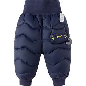 
Balabala children's down pants baby pants autumn and winter style boys and girls warm high waist trousers outside