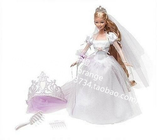 发 Barbie Rapunzel s Wedding 2005 长发公主芭比结婚款