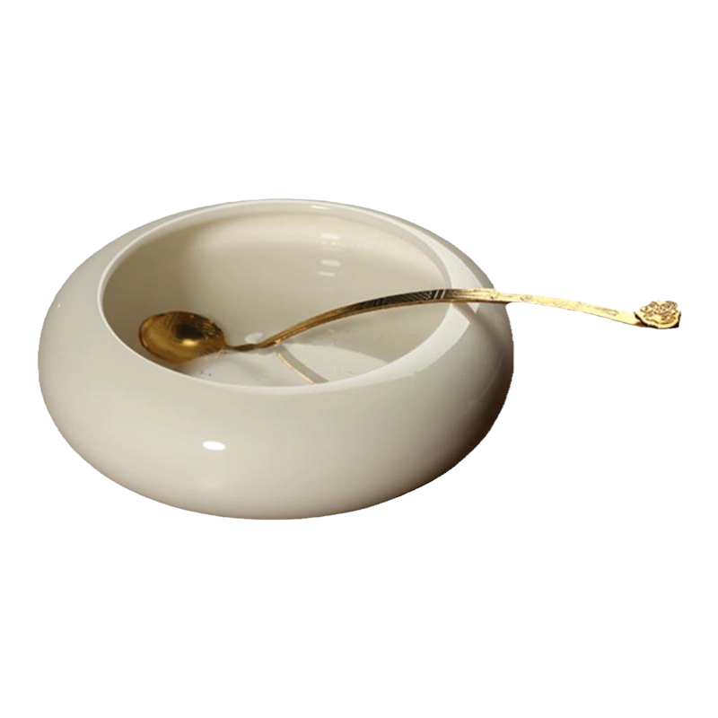 德化羊脂玉白瓷笔洗笔筒笔山水勺套装批发文房四宝书房把玩笔洗三件套