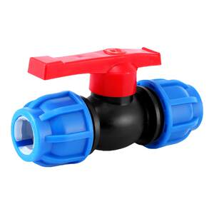
pe ball valve water pipe quick connector 4 points 6 points pipe accessories one inch quick connector 50 plastic valve switch