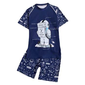 Boys' quick-drying and larger size professional training swimsuits
