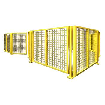 
Workshop warehouse isolation net factory equipment protection wire fence partition mobile wire mesh guardrail outdoor fence
