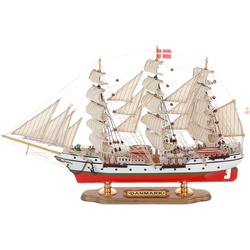 Customized European-style Solid Wood Sailboat Model Ornaments, Creative American-style Home Crafts, Office Entrance Hall Decoration
