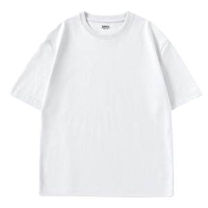 
Benilo dopamine short-sleeved couple outfit small white T-shirt new men's loose pure cotton white base shirt