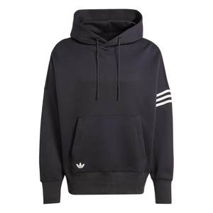 
Loose and comfortable three stripes hooded pullover sweatshirt men's new adidas Adidas clover