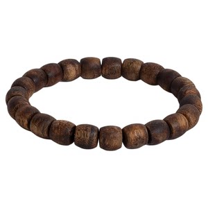 
Nha Trang Qinan Agarwood Bracelet Old-style Bucket Bead Bracelet Men's and Women's Submersible Grade Old Material Meditation and Soothing Sandalwood Toy