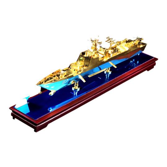 Grand Destroyer Missile 055 Bateau Télécommandé 60cm - 2.4G Double Hélice Avec Lumières