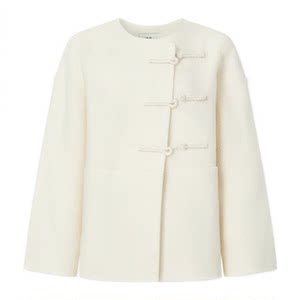 
[Same style as Wang Yan] Fabrique New Chinese Style Wool Blended Wool Short Red Coat Women's Winter Jacket