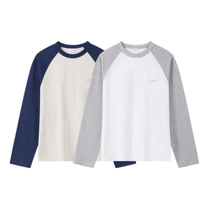 
GOODLIVEABLE 255G pure cotton printed varnish long-sleeved T-shirt men's American BOXY style autumn and winter base shirt