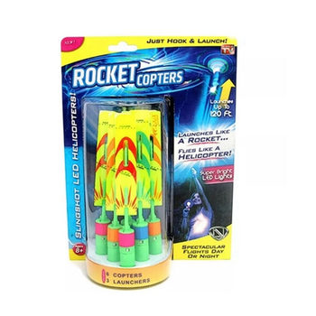 
Children's luminous rocket toy portable small gift ejection